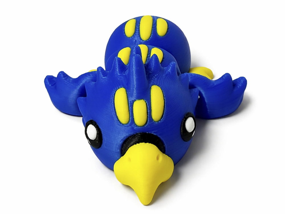 Magnetický 3D papoušek – flexi figurka